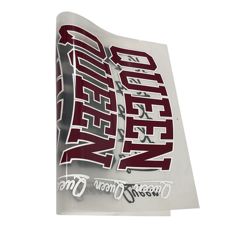 2021 digital printing iron on sticker custom heat transfer logo for clothing