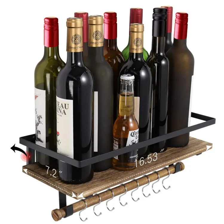 wooden decoration wall shelf