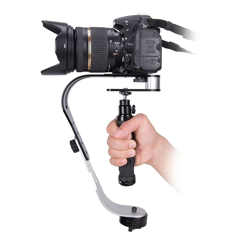 
Aluminum Handheld Digital Camera Stabilizer gimbal smartphone DSLR 5DII Motion camera Steadycam for camera phone 