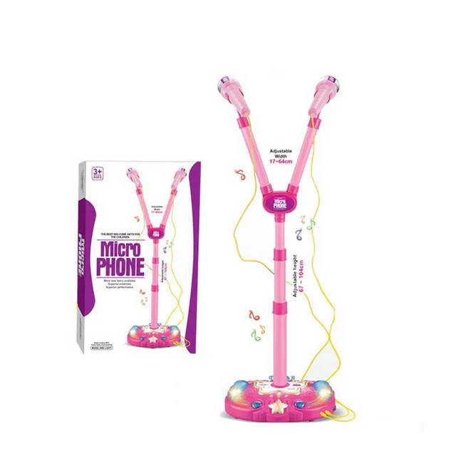 pink kids microphone