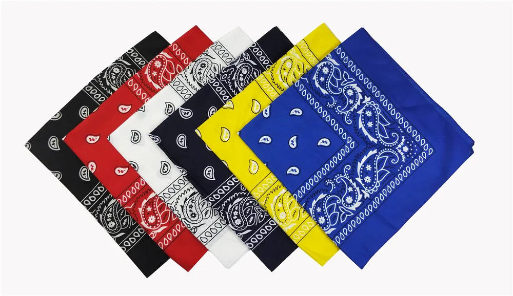 Manufacturers Promotion Black And Yellow Bandana For Woman 100