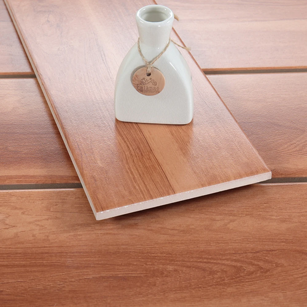 木材颜色米色陶瓷地板和墙砖 15x80