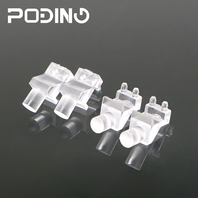 Poding Plastic Led Light Guide Pipe Clear Pcb Round Face Light Pipe Slp3150450r Buy Led