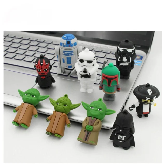 Original USB Flash Drives - PVC Cartoon Character Memory Stick