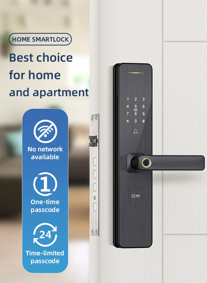 YGS Korea Wifi Smart Lock Guangdong Hardware Digital Biometric Door Electric Fingerprint Lock