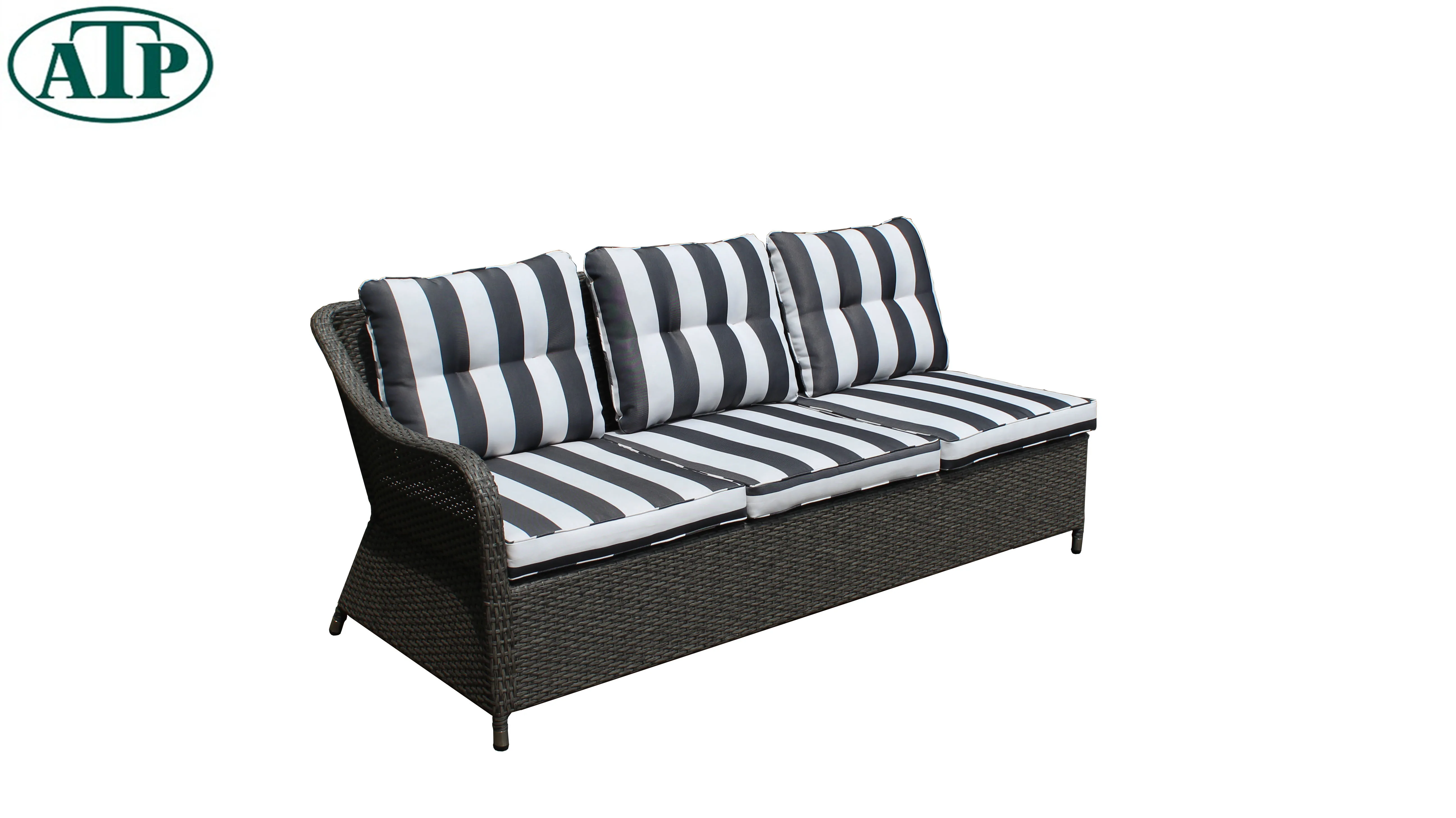 Outdoor Furniture Garden Rattan Sofa Set Set Oem Customized Frame Fabric Furniture Origin From