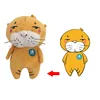 Realistic Tiger Plush Toy Eco-Friendly Short Plush+PP Cotton Soft Stuffed Plush Animal Toys