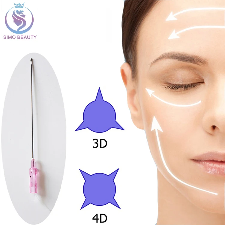 Remove wrinkles collagen suture facial anti-aging PDO threads screw lifting