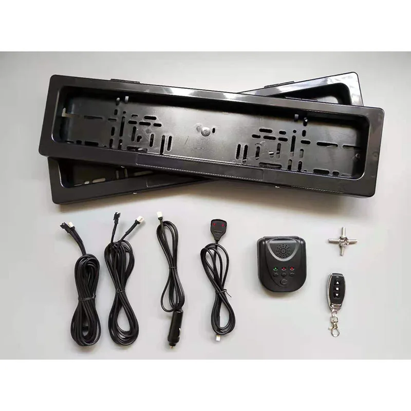 European Standard Electric Overturning Flip License Plate Frame Number