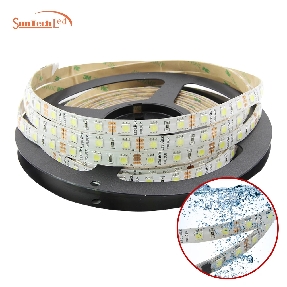 Factory Direct Price Waterproof Smd 5050  Led Strip Light 60leds/M flexible DC12v