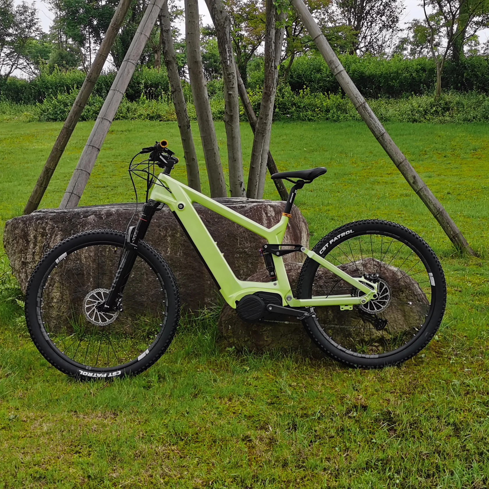 Hot Selling Carbon Fiber 29 Inch 1000w Mountain Ebike Full Suspension