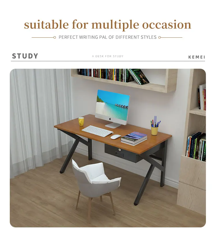 Wholesale Metal Desk Legs Stainless Steel Table With Drawer Iron Office