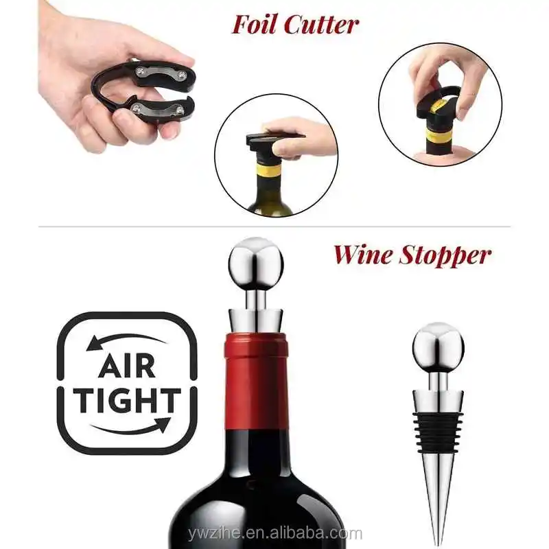 Premium All-In-One Wine Bottle Opener Kit rabbit Corkscrew Set Wine Opener Set 