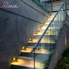 Outdoor courtyard die-casting Embedded corner led stair step Wall Light
