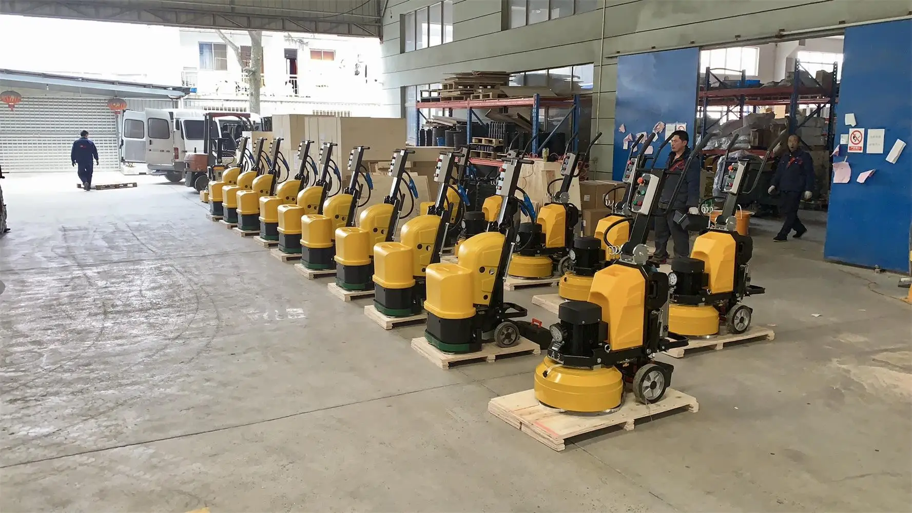 A3 Concrete Floor Grinder 3 Disc Polishing Wood Flooring Sanding