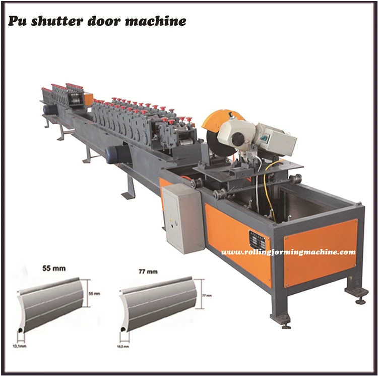 steel & aluminium roller door shutter door slat making machinery