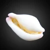 High quality pink white jade rabbit shell punched jewelry pendant necklace decoration