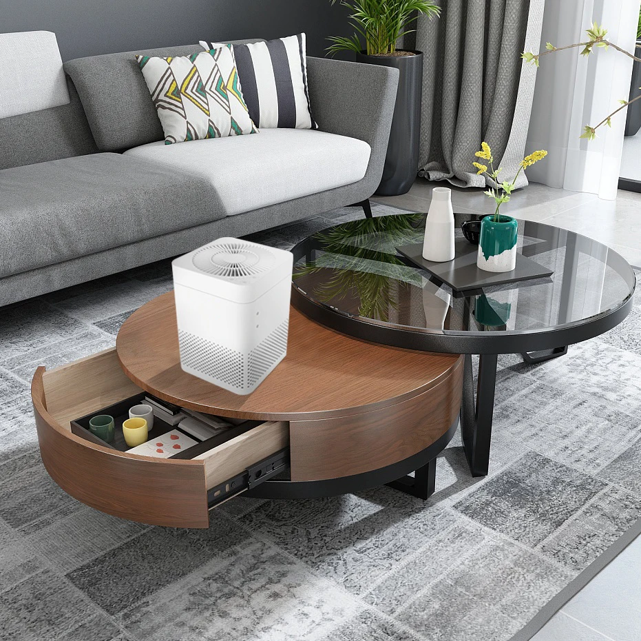 New Arrival Air Purifier 3 Home PM2.5 Cleaning Room  LED Display 360-Degrees Fan  Air Purifier