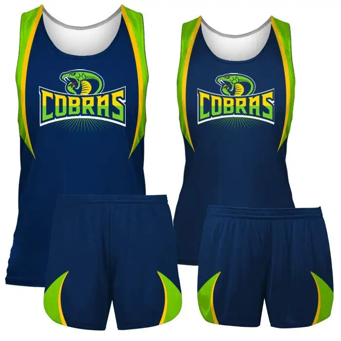 Custom Printed Sublimation Professional Team Group Running Track And