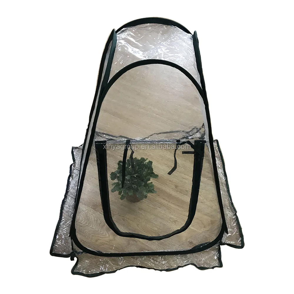 Pop Up Mini Greenhouse With Clear Pvc Plant Cover Buy Pop Up