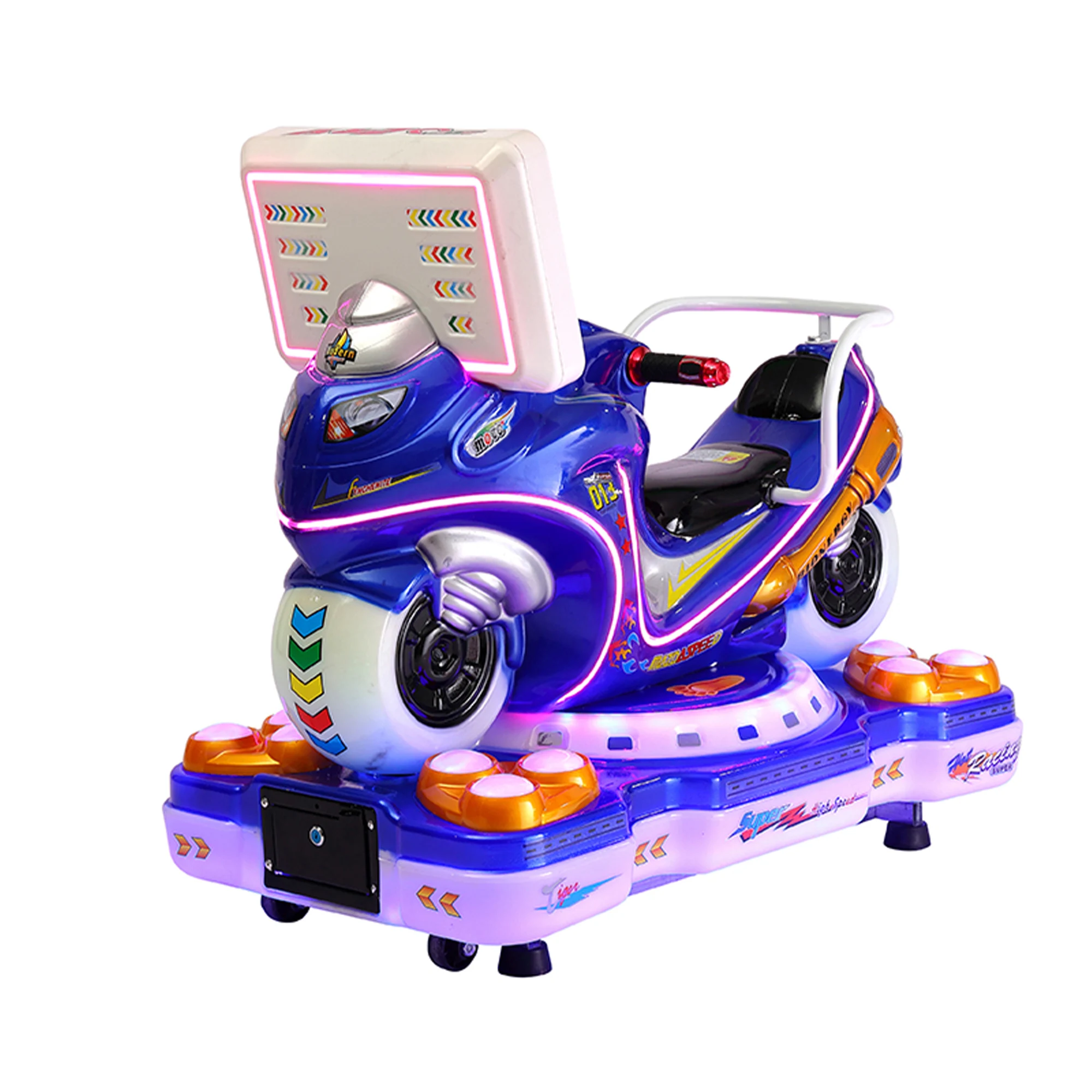 product factory price single motorcycle racing game machine coin operated arcade swaying car for shopping mall game kids english game-2