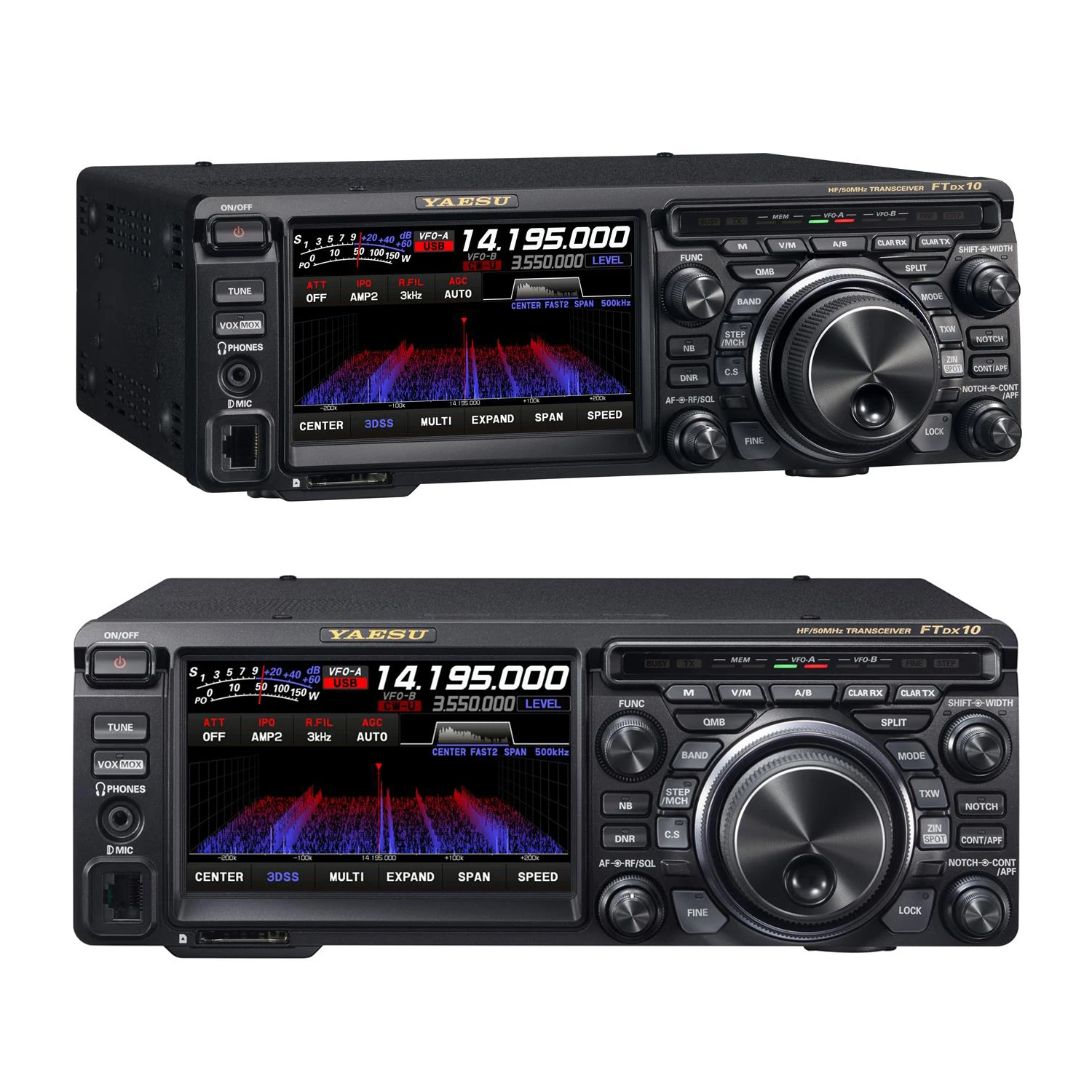 Yaesu FTDX10 - 50 Mhz 100W RF Transceiver for Vehicle Mouted