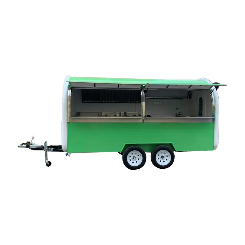 Professional manufacturer of outdoor mobile canteen/restaurant, mobile luxury food shop/store with pretty LED lights