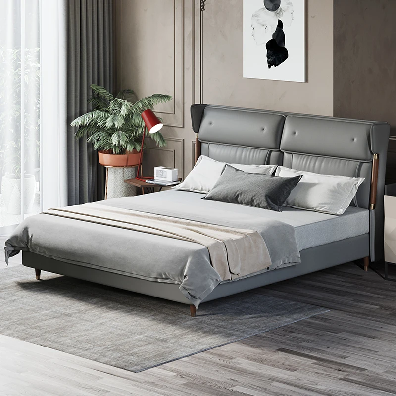 Professional Design Luxury Italian Bedroom Set Furniture Bed Modern
