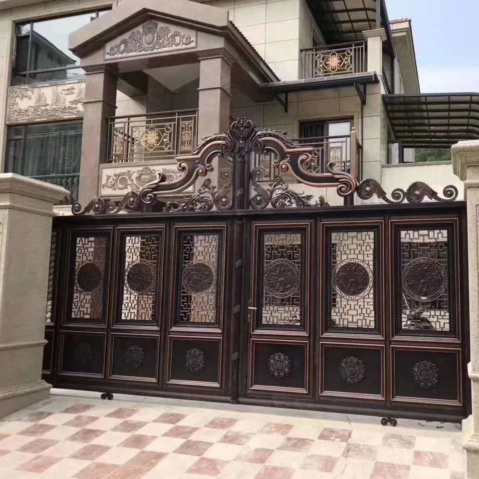 Luxury Aluminum Villas Sliding Gate Metal Gates Main Gate Designs Buy