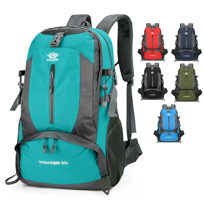 MKW2066 Large Capacity Travel Backpack 50L Cycling Mounting Hiking Backpack  Unisex Outdoor Sports Climbing Bags
