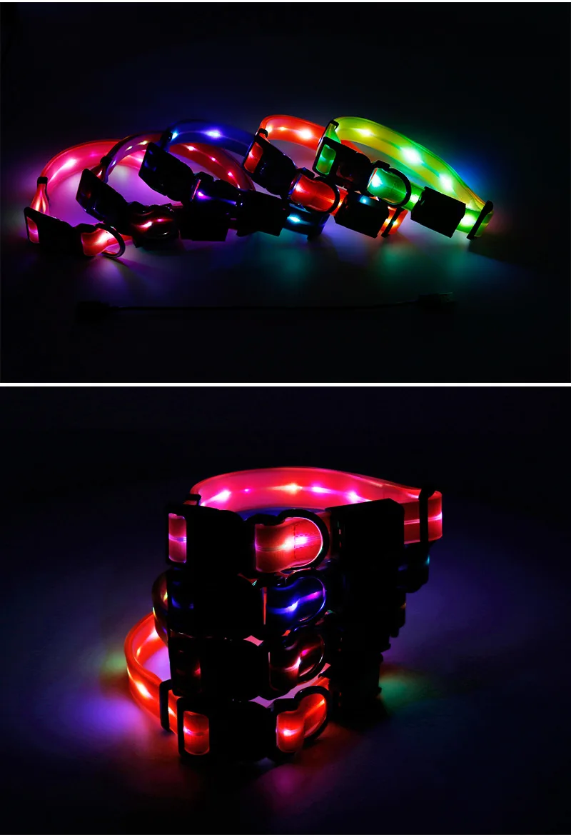 Led Webbing 2026 Hot Explosions LED Luminous Anti-Lost PVC Coated Webbing ...