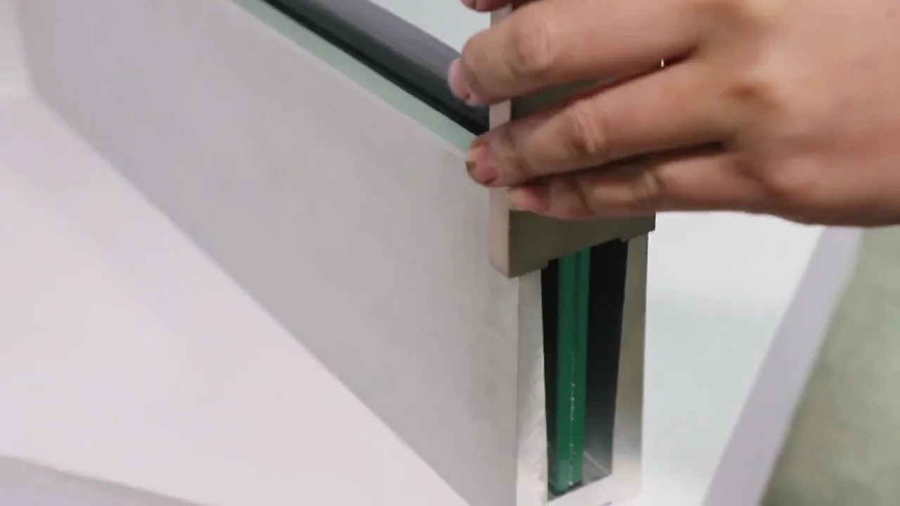 Floor Mounted Aluminum U Channel Railing Fence Clamp Glass Balcony