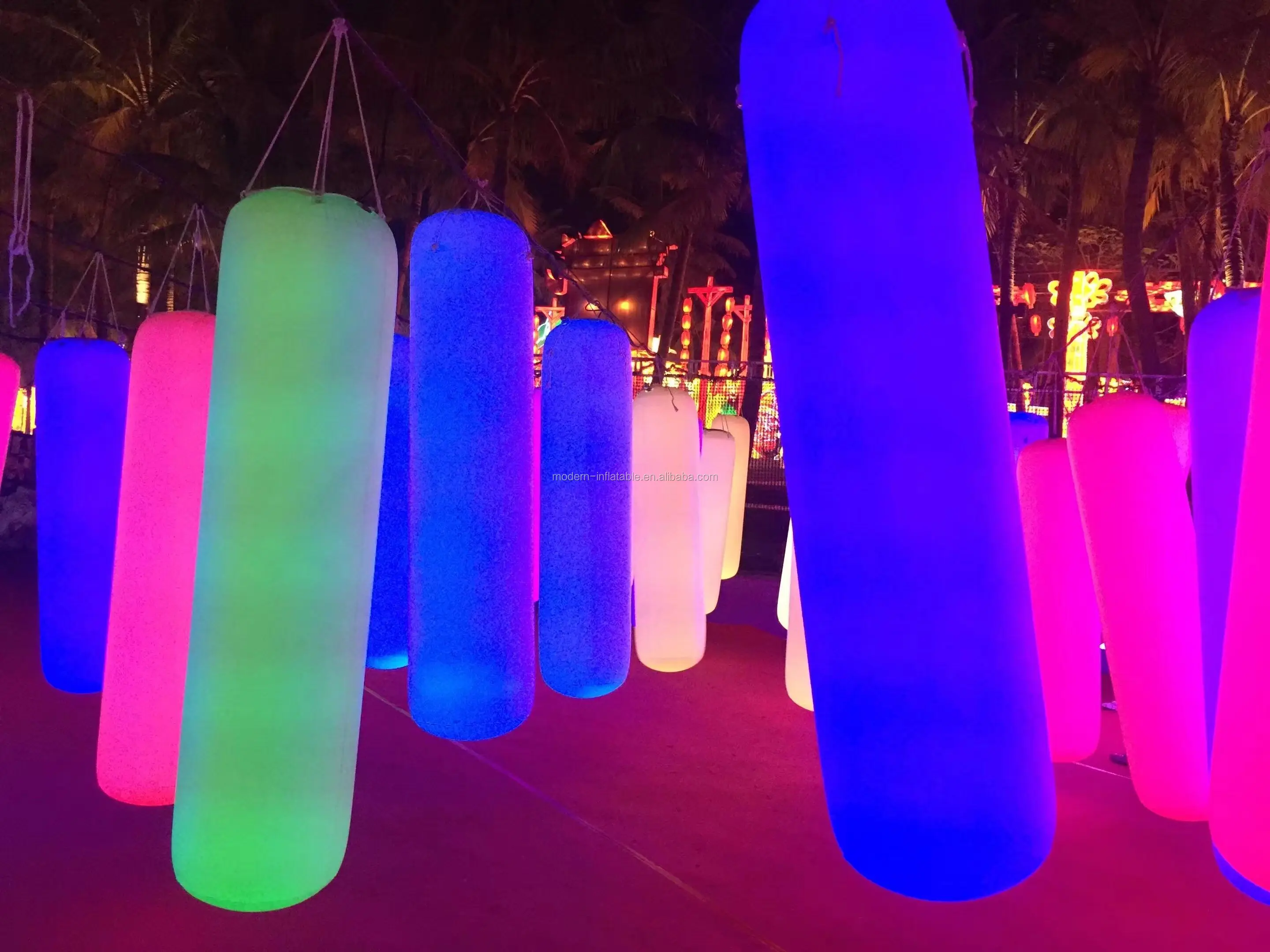 Inflatable Led Lighting Touch Column Led Glowing Pillar For Event