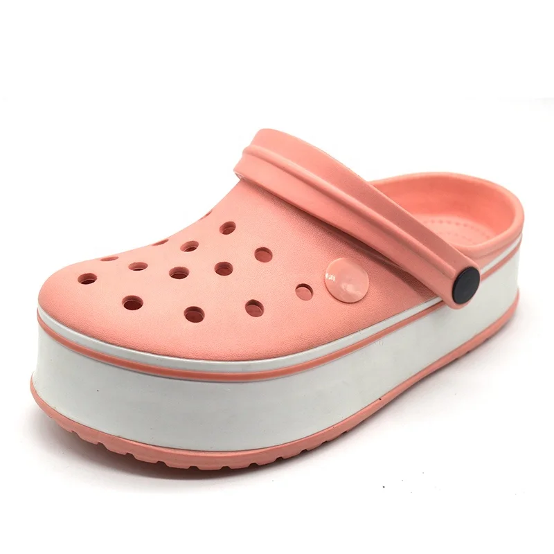 Latest Design Flower Eva Garden Clogs For Woman High Platform Eva Clog