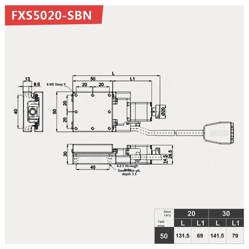 60 high precision workbench aluminum x axis ball screw linear slide table engine core-12