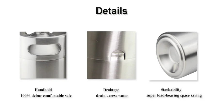 product-5 L liter Stainless mini beer kegs brands for sale draught homebrew growlers-Trano-img