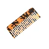 China Manufacturer Custom Personalized Tortoise Shell Cellulose Acetate Wide Round Tooth Detangling Hair Comb