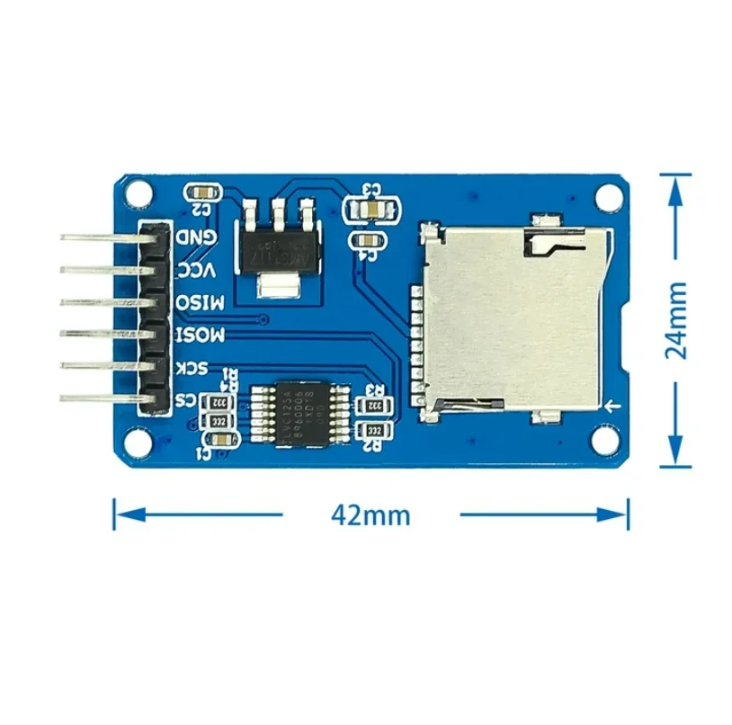 Arduino SD Card Module - Mini TF Card Reader SPI Interface