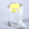 Wholesales decorating clear plastic PMMA votive crystal candle holder Tea light wedding table candle holder with laser cut