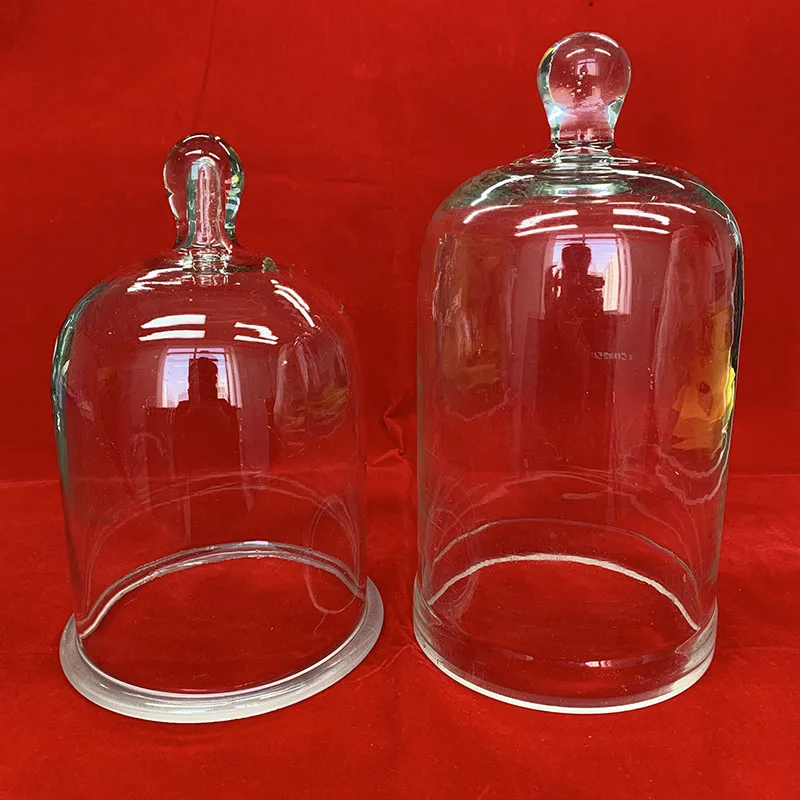 高品质透明实验室玻璃钟罩