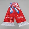 Custom Size Acrylic Knitted Fans Cheer Soccer Scarf For Football Match
