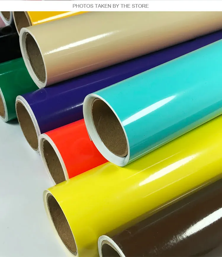 Glossy Permanent Self Adhesive Cutting Vinyl,Craft Sign Making Colored Cutting Vinyl For Color