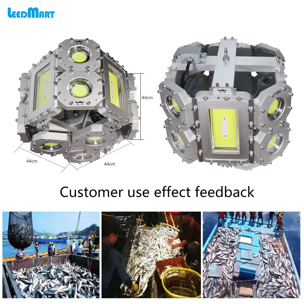 5000w Deep Sea Underwater Fishing Light Catching Lamp Green Fishing