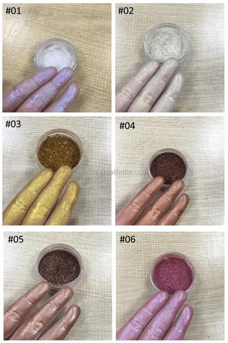 Wholesale Glowing Private Label Shimmer Loose Powder Highlighter Makeup