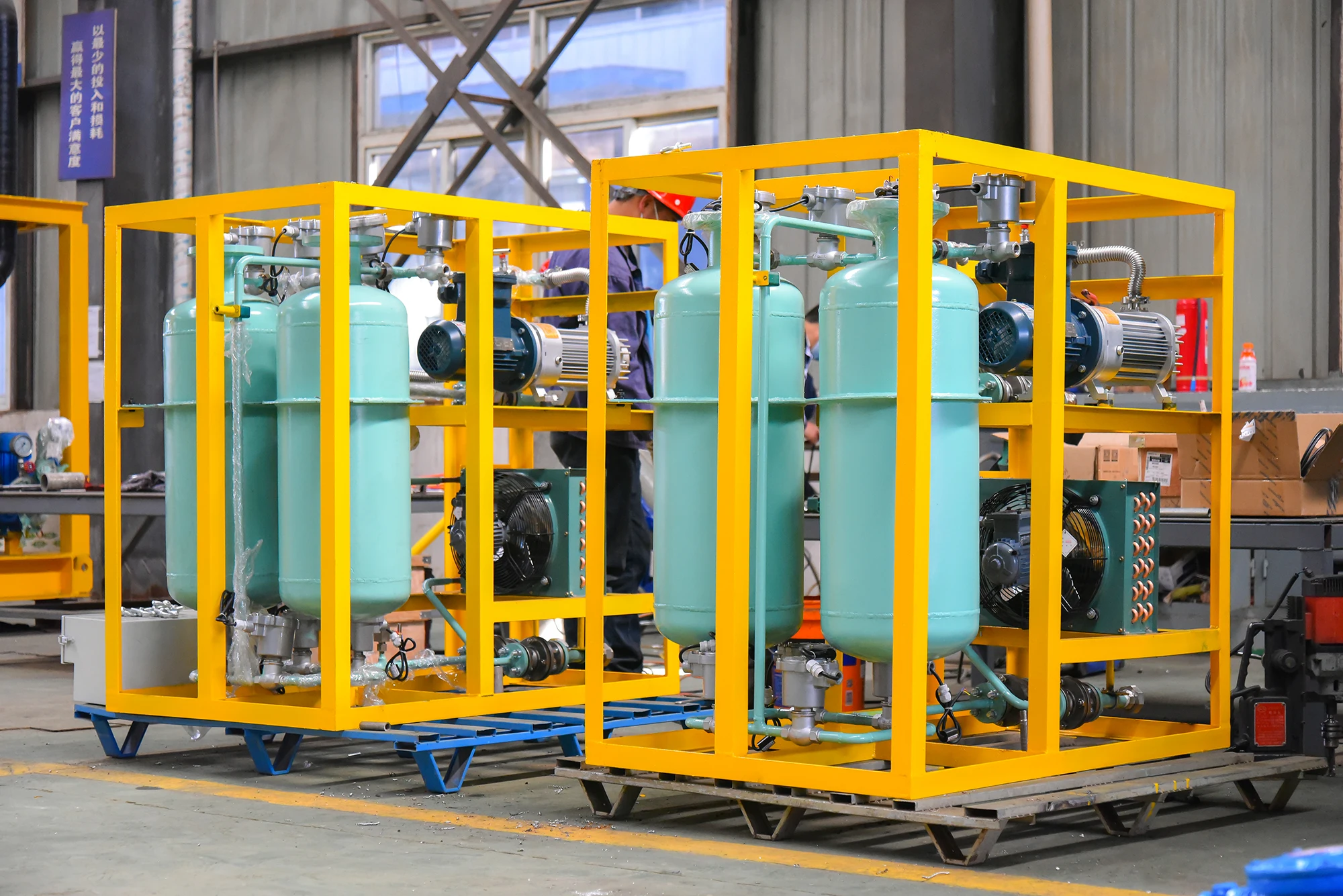 103000 Cube Condensation Adsorption Oil Vapor Recovery System In Oil