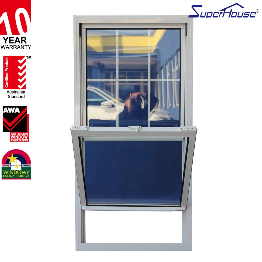 Australian certified, New Zealand, AAMA, Miami Dade approved impact insulated glass aluminium vertical slider window