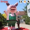 Giant inflatable carton pink cute pig with wings inflatable flying pig balloon