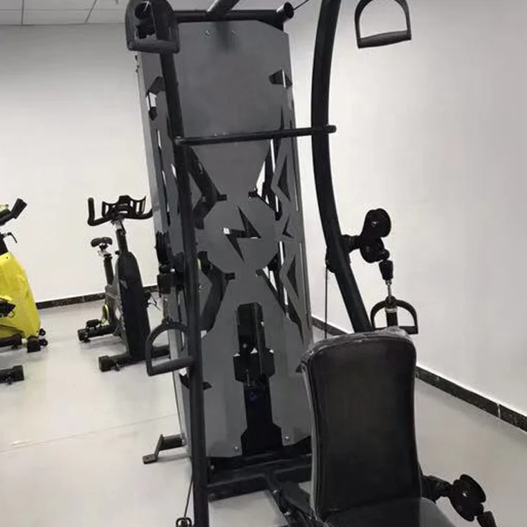
Commercial gym equipment multi-function exercise machine lat pull down & low row 