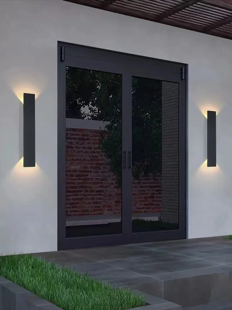 product long strip wall light simple corridor staircase pillar light background wall decoration outdoor wall lamp ip65 water proof-0