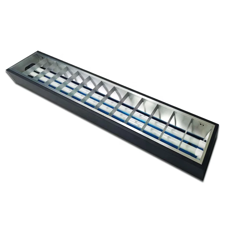 led grille lamp panel suitable for office lighting library lighting commercial lighting size 1200*200mm
